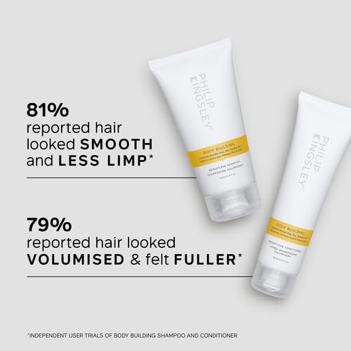 Philip Kingsley | Body-Building Volumising Shampoo and Conditioner Duo Set | Hydrate, Thicken, Volumise Hair | Lifts and Adds Shine | 250ml and 200ml - Image 2
