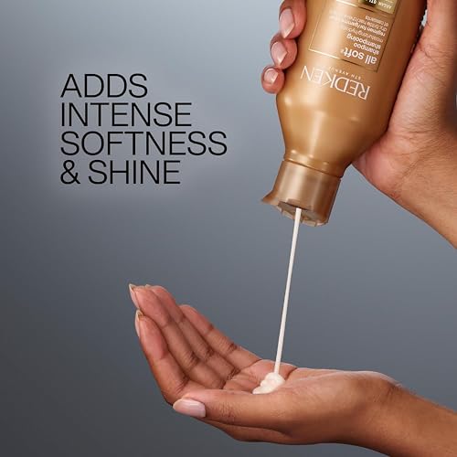 7. Bild von Redken Haarshampoo für trockenes und brüchiges Haar, Belebt und hydratisiert, Mit Omega-6 und Argan-Öl, All Soft Shampoo 1 stück (1er Pack)