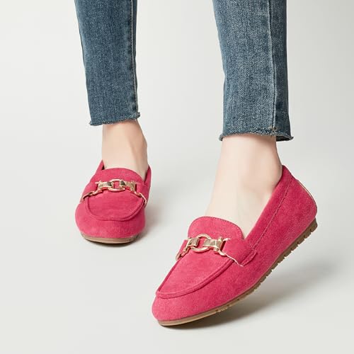 Image of VERDASCO Women's Loafers Comfort Slip-Ons Flat Work Shoes Casual Moccasins Penny Loafers Lady Dress Shoes