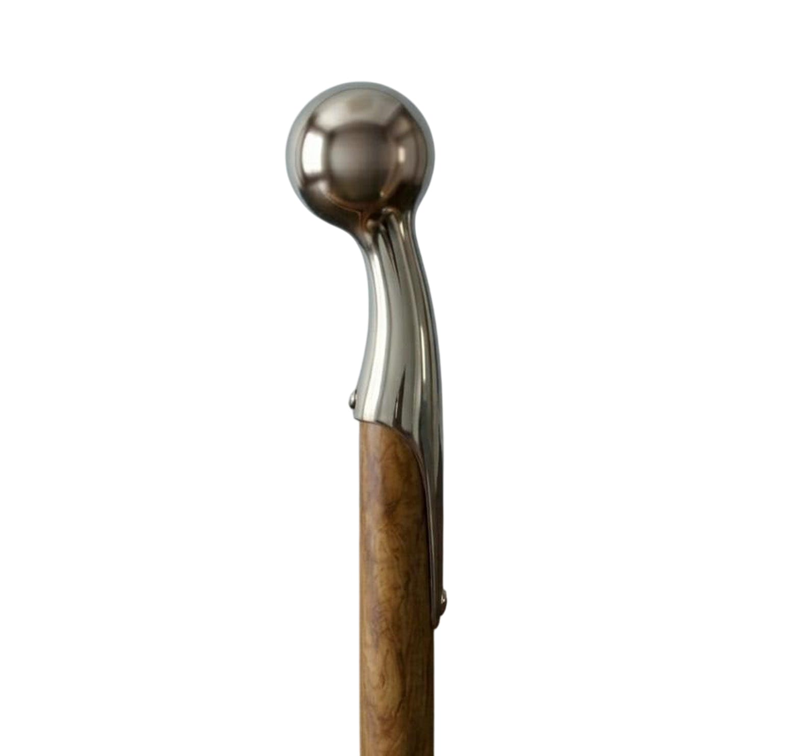 Luxury Wooden Walking Cane with Polished Metal Ball Handle | Premium Wooden Walking Stick for Men & Women | Elegant Gentleman Dress Cane | Decorative & Daily Support Walking Stick-image-49
