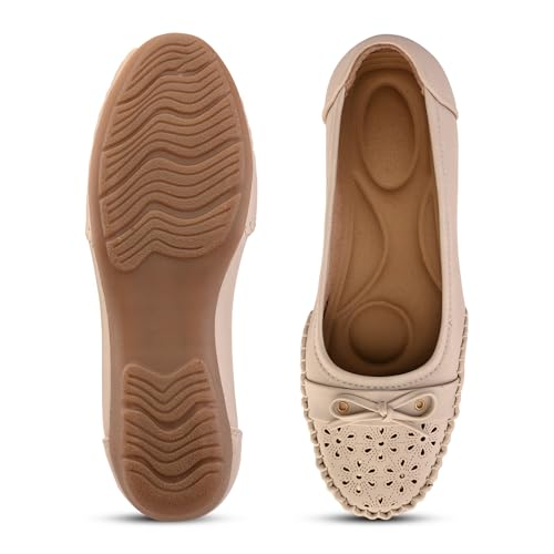 Image of Centrino Women's Bellies | Soft Cushioned Footbed for Extra Comfort | Stylish & Elegant Look for Ladies | Fashionable & Durable Bellies | Comfort & Quality (9483)