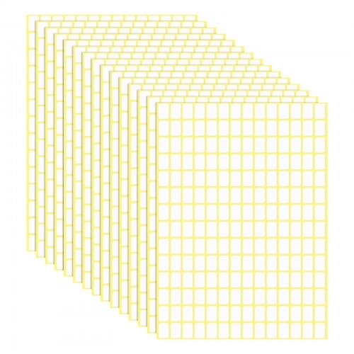 Nivofu 2940pz Etiquetas Adhesivas Blancas 13 x 9 mm, Etiquetas Adhesivas Blancas Pegatinas, Pequeñas Etiquetas en Blanco, Etiquetas Personalizadas, Etiquetas Adhesivas ExtraÍBles para Escribir
