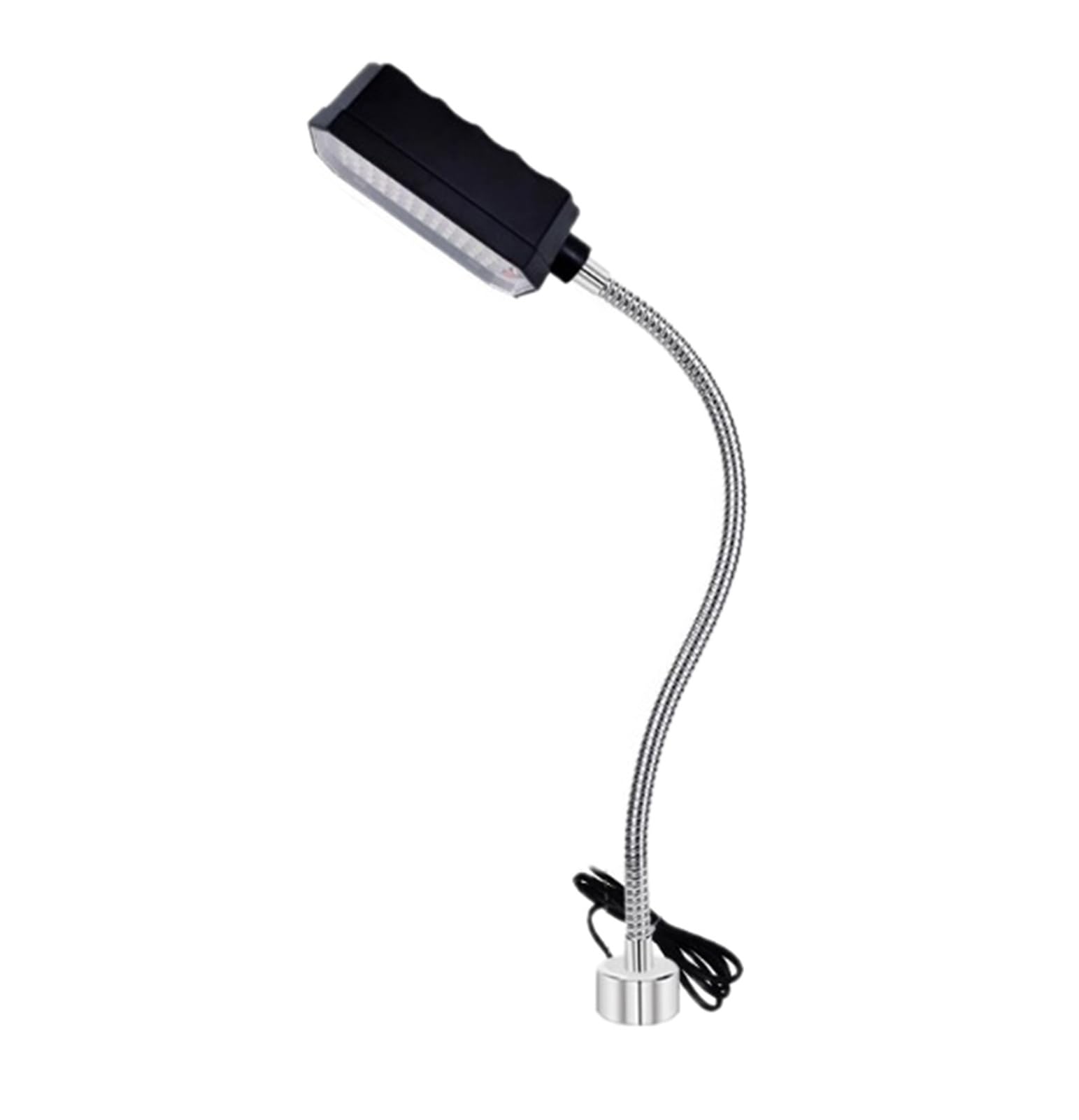 Lavoro Lampada da lavoro a LED CNC 1000 mm for officina, tornio, luce industriale, 12/15/20 W, 220/24 V, flessibile, con base magnetica a collo d'oca, for banco per Tornio(20W round magnet,220)