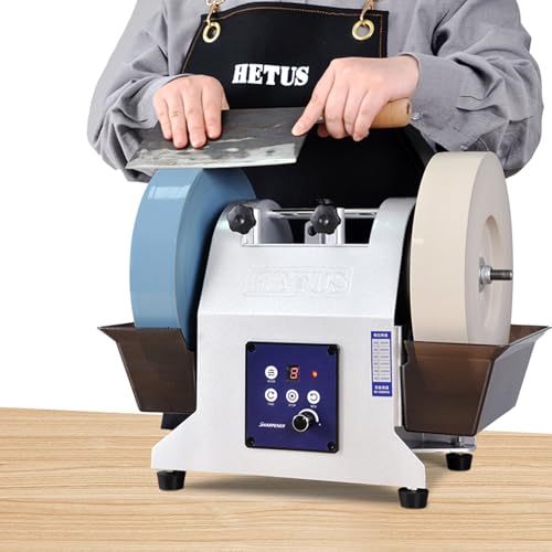 10 Water Cooled Sharpening System for Edge ToolsTwo-Direction Double Grinding Wheel Variable-Speed Wet Sharpener (Double Grinding Wheel)