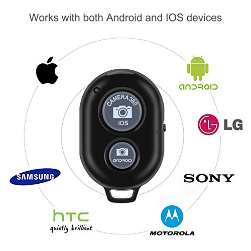 Bluetooth Camera Remote Shutter Control for Smartphones (4 Pack), Tranesca Bluetooth Camera Remote Controller Compatible with iPhone/Android Cell Phone Camera - Create Amazing Photos and Selfies - Thumbnail 5