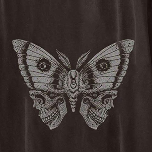 Image of Summer Y2k Tops for Womens, Casual Vintage Short Sleeve T-Shirt, Girls Oversize Loose Round Neck Elastic Tee
