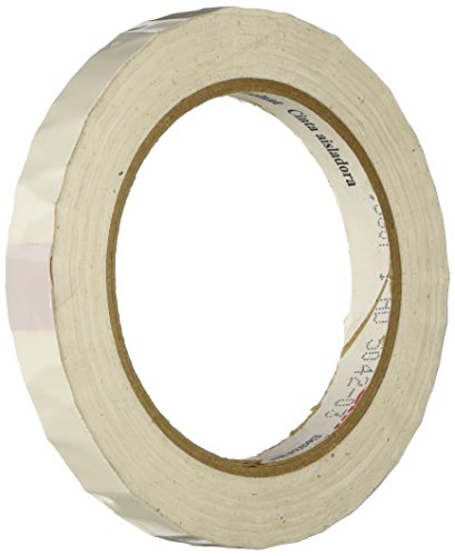 3M 1350F-1 White Electrical Tape, 0.50