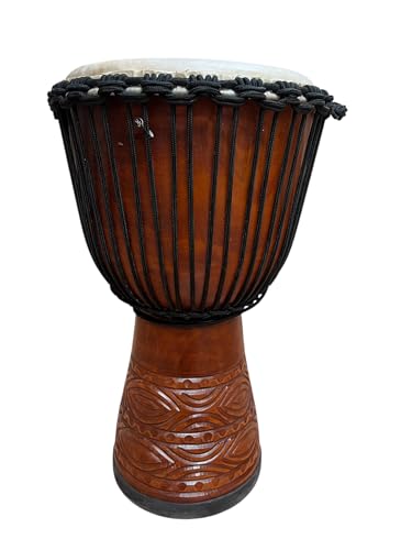 New Djembe Master Mali Style carv, 24' tall, 12' head