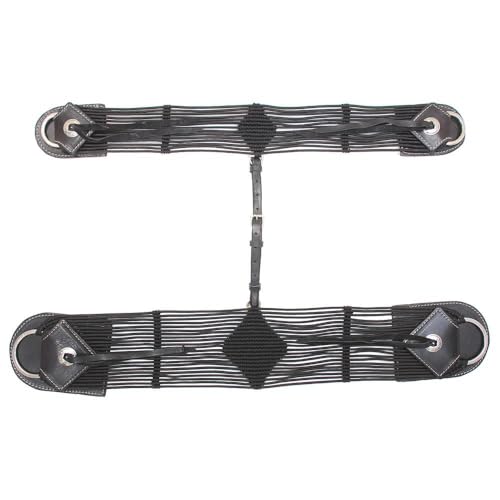 Conjunto de Barrigueira e Cilha Vertentes SV0180 - Preto