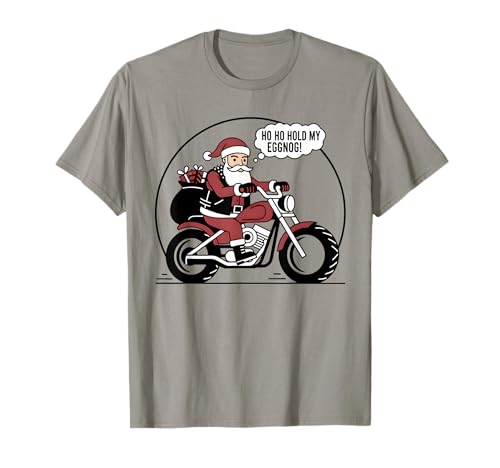 Merry Christmas Père Noël Moto Motard pour Homme et Femme T-Shirt