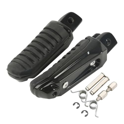 Repose-pieds moto argent haute finition pour Suzuki DL650 SV650