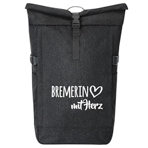 Huuraa Bremerin Kurierrucksack Roll-Top 30-44 Liter