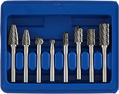 Astro 2181 Double Cut Hartmetall Rotary Grat Set mit 1/4-Zoll-Schaft
