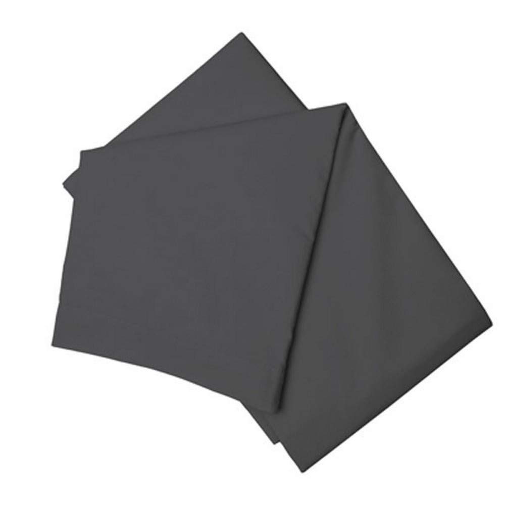 Serene Single Charcoal Brushed Cotton Fitted Bed Sheet - 38cm Deep
