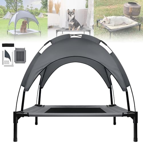 ACXIN Hundebett mit Baldachin, Hundeliege Katzenbett Outdoor...