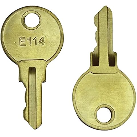 ASI e114 Key 10 Pack, E114 Key for Toilet Paper Dispenser, Paper Towel, Toilet Tissue & Soap Dispensers Key Replacement Cover