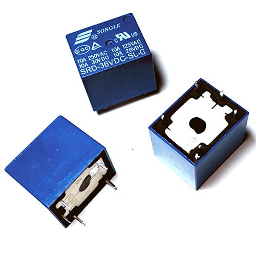 Relais scellé 9V 10A 5 broches commutateur NO NC lot de 5