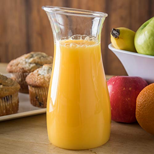 Image of Carlisle FoodService Products 7090107 Cascata Carafe Juice Jar Beverage Decanter Only, Plastic, 0.50 L, Clear