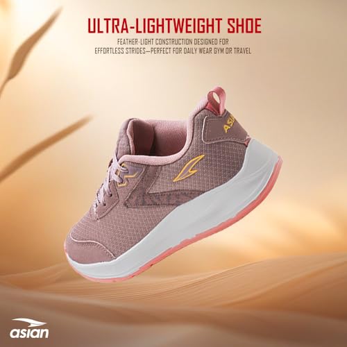 Image of ASIAN Mercury-21 Women's Running Shoes | Lightweight Shoes with EVA Sole, Breathable Knit Comfort, Stylish Casual Running, Walking & Sports Shoes for Girls