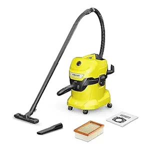 KARCHER WD 4 V-20/5/22 |20 litres Capacity|Blower Function|5 m Cable with 2.2 m Suction Hose| Efficient Cleaning Wet and Dry Vacuum Cleaner