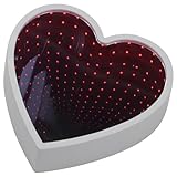 Lampe en forme de cœur : son design en forme de cœur est magnifique, très créatif et unique, parfait pour la décoration de la saint-valentin. lampe de chevet