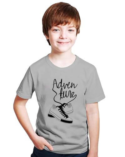 Image of XENOVAURBAN Kids Tshirts Combo of 3 Unisex Printed Round Neck Boys and Girls T-Shirts - P
