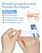 TAROYQASUL Pinky Finger Splint Kids, 2PCS Trigger Finger Splint for thumb Arthritis Broken Fingers Knuckle Immobilizationm, Finger Braces Joint Stabilizer