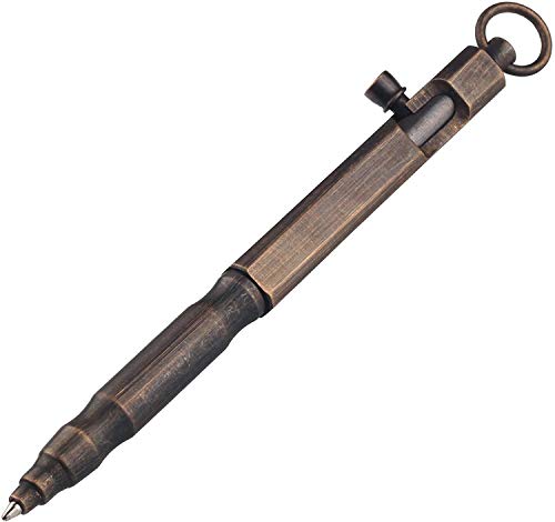 SMOOTHERPRO Solid Brass Bolt Action Pen | Ballpoint Pen | for Tre...