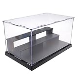 KESOTO Vitrina Modelo Acrílico Protección A Prueba De Polvo Caja De Tres Niveles para Figuras