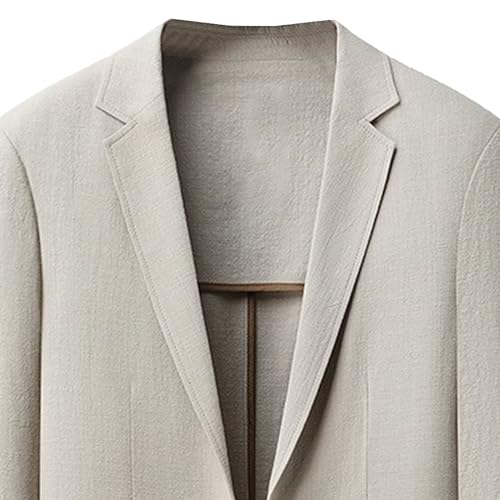 Men's Sport Coats Blazers Slim Fit Suit Jacket Casual Cotton Linen Lightweight Blazer Two Button Sport Coat2