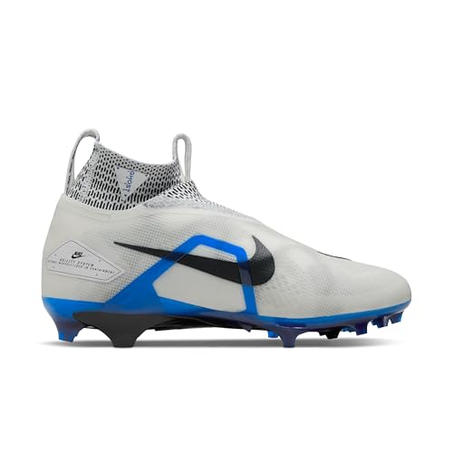 Image of Nike Alpha Menace Elite 3 White /Particle Grey /Opti Yellow /Black Mens Football Cleat.