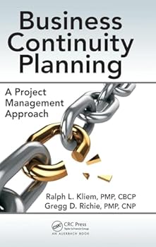 Hardcover Business Continuity Planning: A Project Management Approach Book