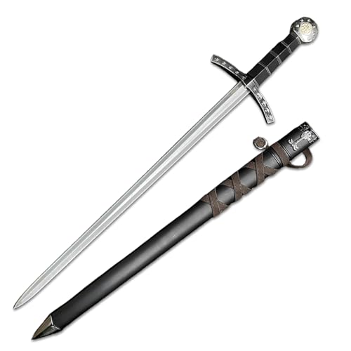 Prince Sword with Sheath,Crusader Knight Templar Short Sword - Historical Reproduction, Cast Metal...