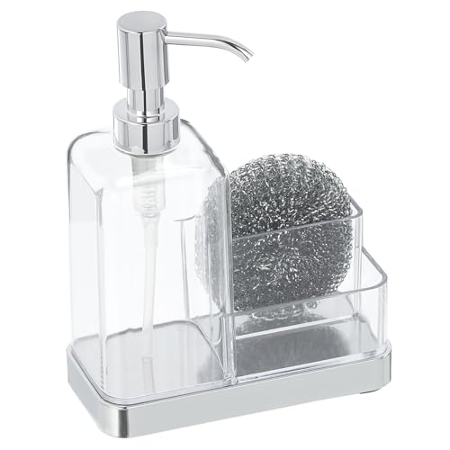 mDesign Plastic Kitchen Sink Countertop Hand Soap...