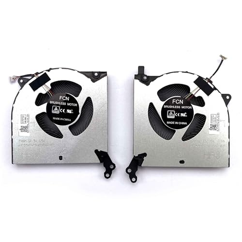 Image of New CPU+GPU Cooling Fan Replacement for Lenovo Legion 5-15'' Gen 5 (Type 82B5) Legion 5-15ARH05, P /N: DFS5M325063B1C DFS5K323161A1C, 5F10S13917 5F10S13914, Type: 82AU 81Y6 (GTX 1650 /Ti Series)