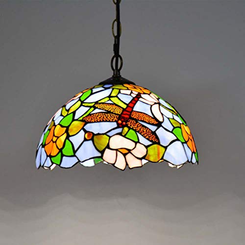 Suspension vitrail libellule YangRy pour une ambiance cosy de salle à manger