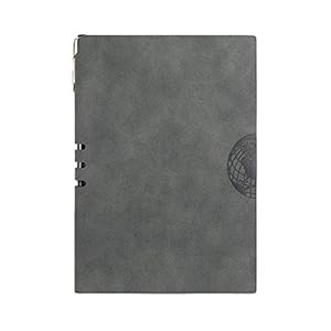 TSBB A5 PU-Leder Notizbuch Spiralbindung