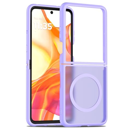 Coque Motorola Razr 60 Ultra silicone rigide violet pour le quotidien