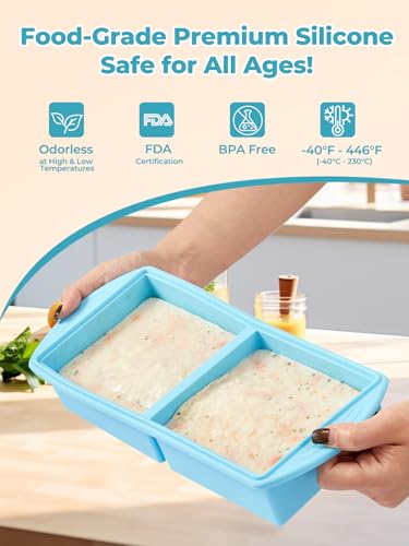 Molde de silicona para cubos de sopa, pack de 3 unidades miniatura 2