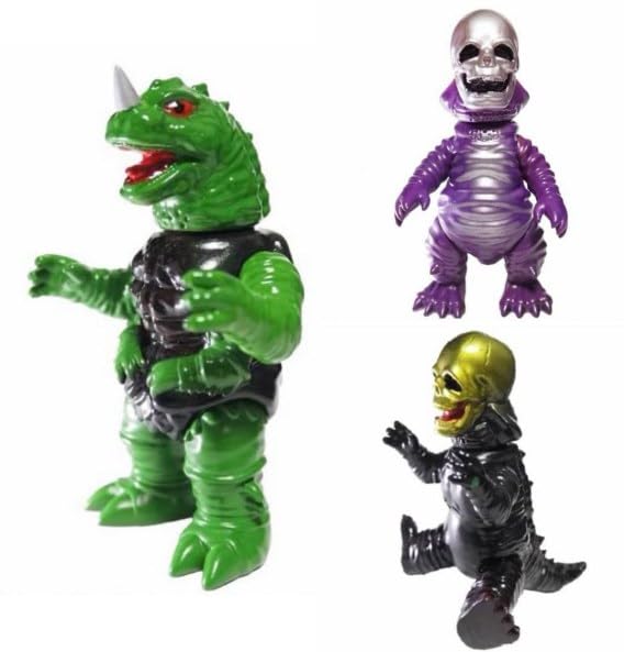 ガチャ【ありそうで無かった昭和のソフビ怪獣 3種セット 】ガチャガチャ カプセルトイ ガチャ ※コンプセットではありません