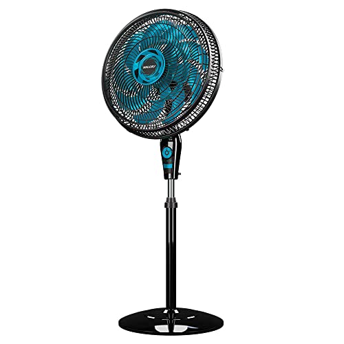 Ventilador de Coluna, Neo Air 15 Air Timer TS+, Preto/Azul, 110v, Mallory