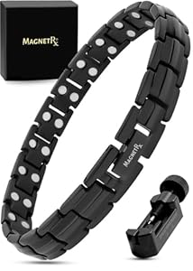 MagnetRX Ultrastarkes Titan Magnetarmband Damen Schwarz