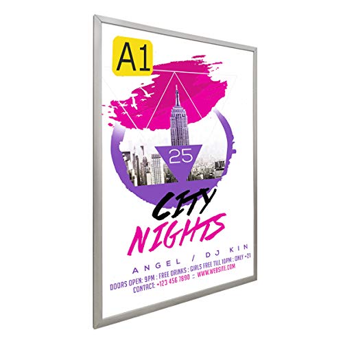 �����p LED ���C�g�p�l�� �d���Ŕ� A1 �T�C�Y �V���o�[ �Ǌ|�� ���Ǝ� �Ŕ� �|�X�^�[ �X�ܗp�Ŕ� �l�ӊJ�� ���^ ���P�x 5000Lux�ȏ� �y�^�ԁFOKH20-A1-SV�z