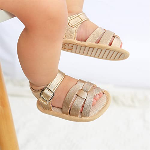 Image of RVROVIC Baby Boys Girls Sandals Premium Soft Anti-Slip Rubber Sole Infant Summer Outdoor Shoes Toddler First Walkers