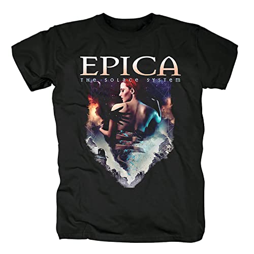 [Lenyruvg] Epica The Solace System ���b�N�o���h �A�����J ���s ���ĕ� T�V���c �����Y/���f�B�[�X T�V���c/�ĕ� �X�|�[�c �g�b�v�X �v�����g ���� ���n ������� �t�@�b�V���� �傫���T�C�Y ���� �l�C��(XL)