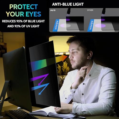 Image of PxIn 18.5 inch Monitor Privacy Screen protector | Anti-Blue & Anti-Glare
