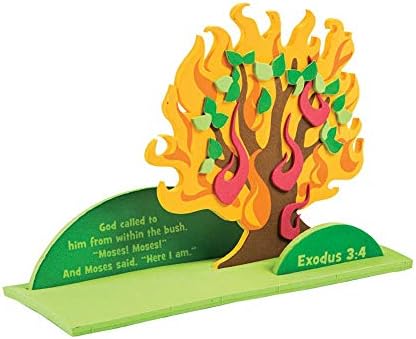 3D Burning Bush Stand-Up Craft Kit - Makes 12 - Crafts for Kids and Fun Home Activities (Pack of 4) image 4