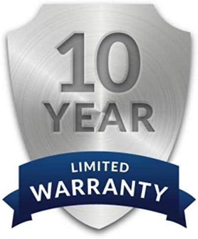 10 Year Limited Warranty badge