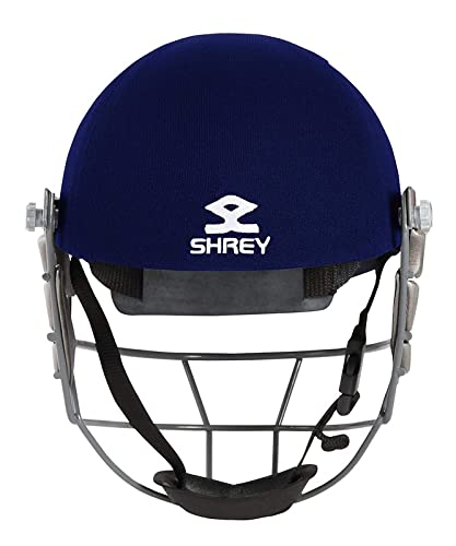 Casco de cricket de acero Shrey Star con acabados de alta resistencia y protección 4