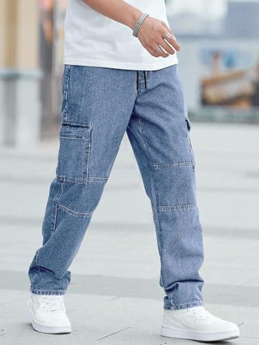 Image of Noble Monk Men's Denim Jeans | Stylish Casual Wear | Stretchable Cotton Trousers | Comfortable Everyday Pants | Travel, Outdoor & Streetwear